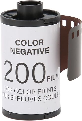 8 Sheets 35mm Camera Color Film, CN200 200 ISO Color Negative Film for 135 Camera, Vintage Style Medium Contrast Film with Fine Grain for Portraits and Action Photography in Saudi Arabia