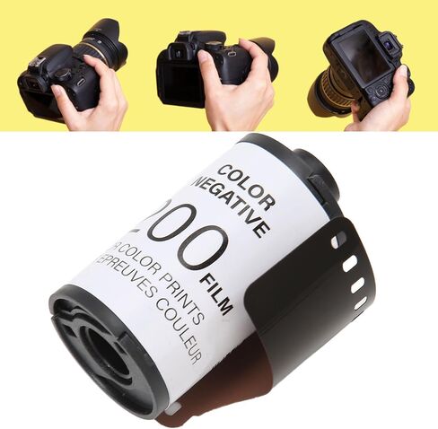 8 Sheets 35mm Camera Color Film, CN200 200 ISO Color Negative Film for 135 Camera, Vintage Style Medium Contrast Film with Fine Grain for Portraits and Action Photography in Saudi Arabia