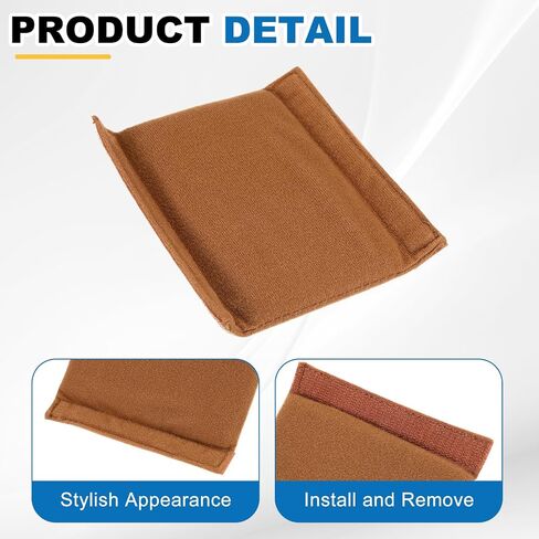 2 PCS Camera Bag Divider, 5.3 x 4.7 Inch Shockproof Protecting Camera Lens Bag Case Insert Partition Divider for Travel Photography Enthusiast Professional Photographers, Brown in Saudi Arabia