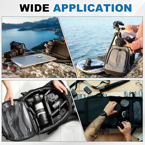 2 PCS Camera Bag Divider, 5.3 x 4.7 Inch Shockproof Protecting Camera Lens Bag Case Insert Partition Divider for Travel Photography Enthusiast Professional Photographers, Brown in Saudi Arabia