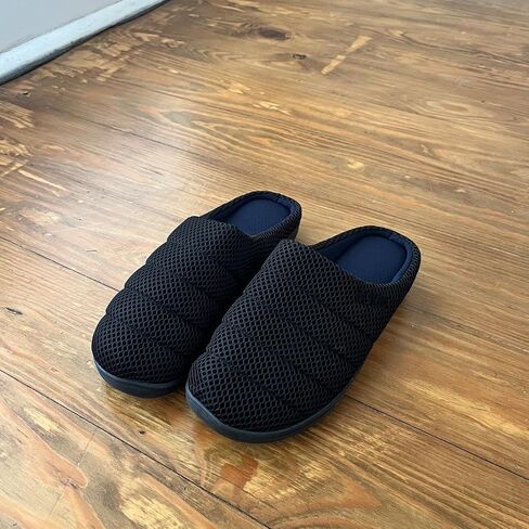 SUBU - Light Summer Slippers - Black on Black in Saudi Arabia