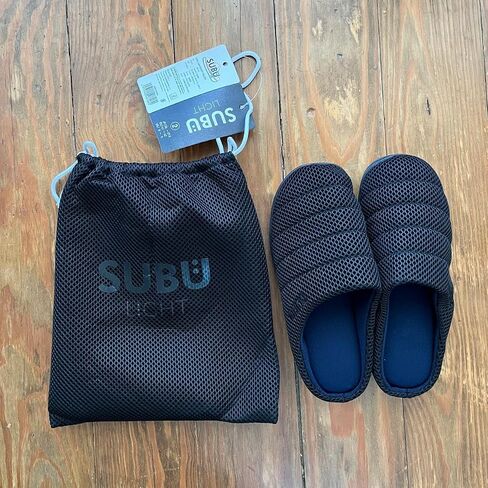 SUBU - Light Summer Slippers - Black on Black in Saudi Arabia