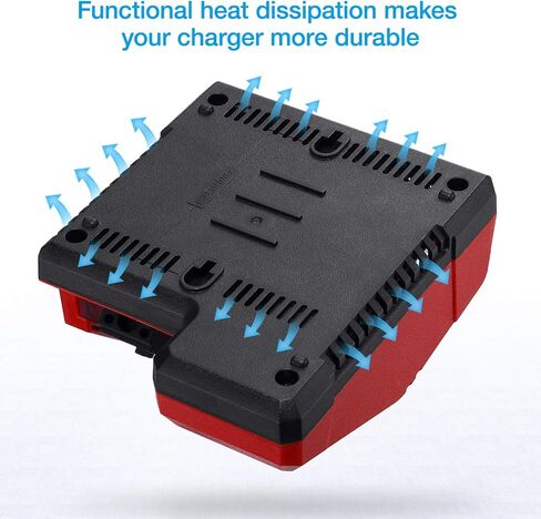 Powerextra 18V Replacement Rapid Charger for Milwaukee M12 & for M18, Compatible with 48-59-1812/48-11-2420/48-11-2440/48-11-1820/48-11-1840/48-11-1850/48-11-1815/48-11-1890 in Saudi Arabia
