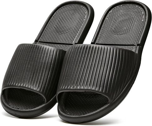 Travel Slippers For Women Men Portable Foldable EVA Airplane Hotel Guest Dorm Camping Waterproof Non Slip Sole Lightweight Packable Open Toe Shower Bathroom Indoor Outdoor Home Shoes Soft in Saudi Arabia