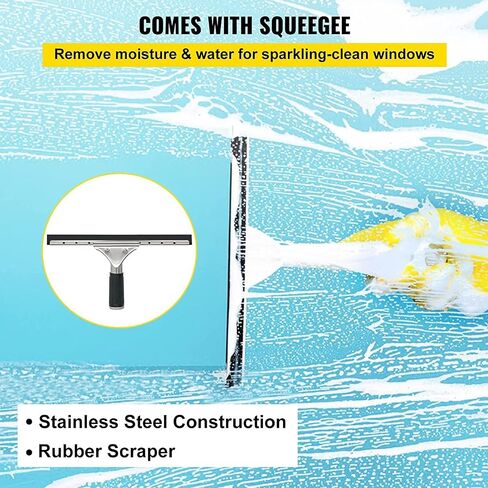 Solar Panel Cleaning Brush with 12 FT Aluminum Telescopic Pole for Window Cleaning and Solar Panel Cleaner,3.6 M/11.8 Ft in Saudi Arabia