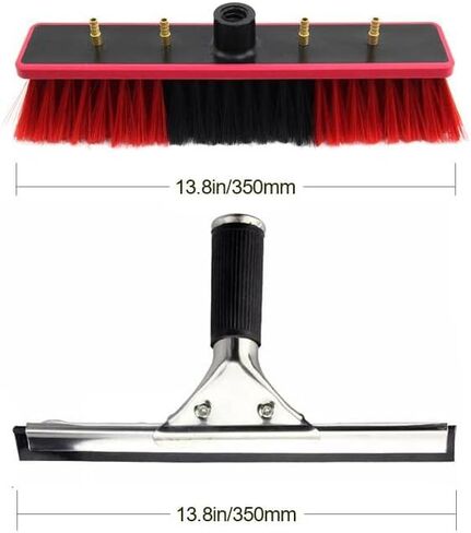 Solar Panel Cleaning Brush with 12 FT Aluminum Telescopic Pole for Window Cleaning and Solar Panel Cleaner,3.6 M/11.8 Ft in Saudi Arabia