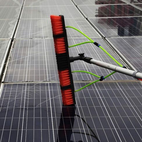 3-12M Window Cleaning Pole, Window Cleaning Brush Equipment, Window Cleaner Kit, Water/Hose Fed Pole, Cleaning Photovoltaic and Solar Panels/8M Rod/30Cm Brush Head in Saudi Arabia