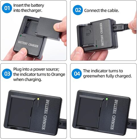 DE-A65 DMW-BCG10 Battery Charger for DMW-BCG10E Battery | Compatible with Panasonic Lumix DMC-ZS1 ZS3 ZS5 ZS6 ZS7 ZS8 ZS10 ZS15 ZS19 ZS20 TZ7 TZ10 TZ19 ZR1 ZR3 Digital SLR Cameras in Kuwait