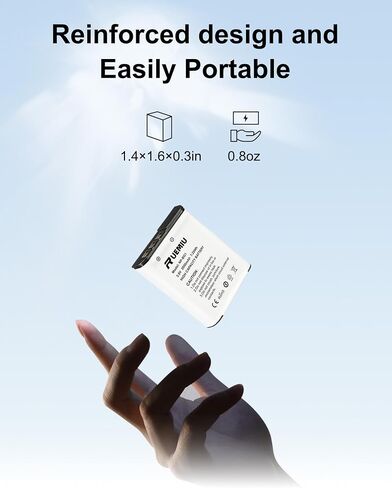 1-Pack Upgraded 2000mAh NP-BG1 NP FG1 Battery for Sony | Compatible with CyberShot DSC-HX9V, HX20V, HX30V, H7, H90, H9, W50, W80, W55, W120, W230, W220, T20 Camera, and More in Kuwait