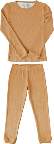 Copper Pearl 2 Piece Pajama Sets, Stylish Long Sleeve Pajamas for Babies Toddlers and Kids, 12 Months - 5 Years in Kuwait
