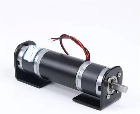200kg.cm Dual axis Planetary Gear DC Reduction Motor 12v24v 36-36ZY Low Speed Motor high Torque 8mm with Bracket(12V 11RPM) in Saudi Arabia