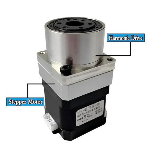 Mini Harmonic Drive Stepper Motor Kit Harmonic Gearbox Joint Rotating Platform Cam Divider(MINIS8-35step-0.22Nm,100:1) in Saudi Arabia