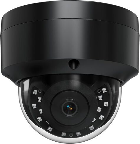 UNILOOK 4K 8MP PoE IP Dome Camera, IP Security Camera Outdoor Indoor | AI Human Vehicle Detection, 100ft Night Vision, Built-in microphone, IP66, IK10, 2.8mm Wide Angle Lens, NDAA Complaint in Saudi Arabia