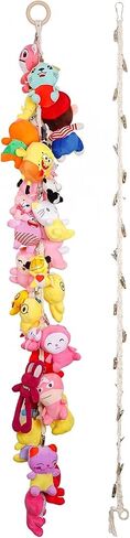 2-Piece Stuffed Animal Chain Chain-80 Inches,Stuffed Animal Holder,Hanging Stuffed Animal Storage,And Stuffed Animal Display As A Wall Decoration In A Childrens Room Corner Stuffed Animal Storage in Saudi Arabia