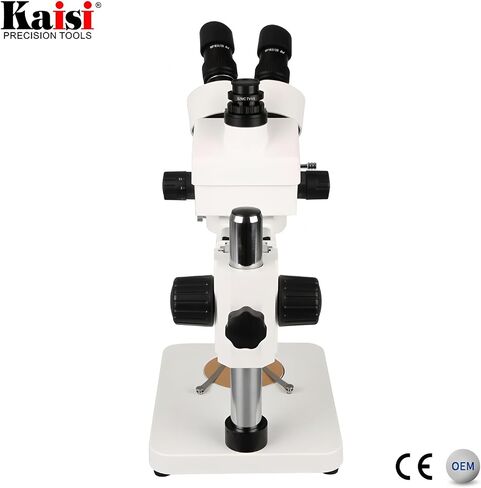 KAISI 37045 Binocular Stereo Microscope – 20X/40X Magnification, WF10x18 & WF20x10 Eyepieces, Boom Arm Stand, LED Illumination, All-Metal Construction in Saudi Arabia