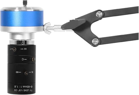 Microscope Camera, 6-60mm 1/3" CS Mount Lens IR F1.6 Manual Zoom Iris for Surveillance Camera Industrial Microscope in Saudi Arabia