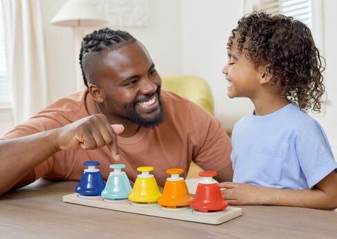 LOVEVERY | The Music Set | 6 Montessori Musical Instruments & Rhythm Book | Educational Toys for Toddlers & Preschoolers | Simple Songs and Play Guide | Ages 18 Months to 4+ Years in Saudi Arabia