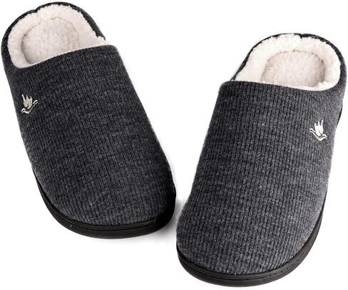 EuropeanSoftest Women's Classic French Terry Lining Slip On 80-D Memory Foam Slippers Breathable Washable Indoor/Outdoor House Shoe w/Anti Slip Sole in Saudi Arabia