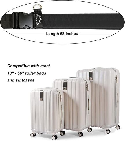 Car Seat Travel Belt Car Seat Travel Strap to Convert Kid Car Seat and Carry-on Luggage into an Airport Car Seat Stroller,Safe Travel Solution for Transport (Black, Large-1) in Saudi Arabia