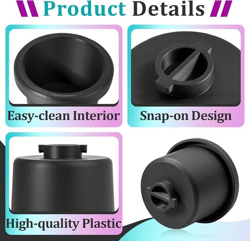 2 Pcs Cup Holder Replacements Compatible with Britax One4Life Car Seats | Single Cup Holder for Child Car Seats, Dishwasher Safe, Easy Snap Installation Durable(Black) in Saudi Arabia