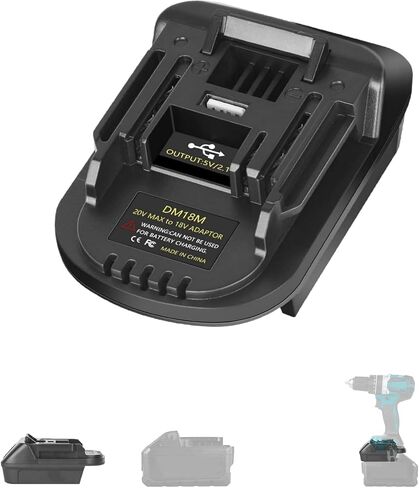 for Milwaukee to for Makita Battery Adapter (for M18 Battery Work for Makita 18V Tool) in Saudi Arabia