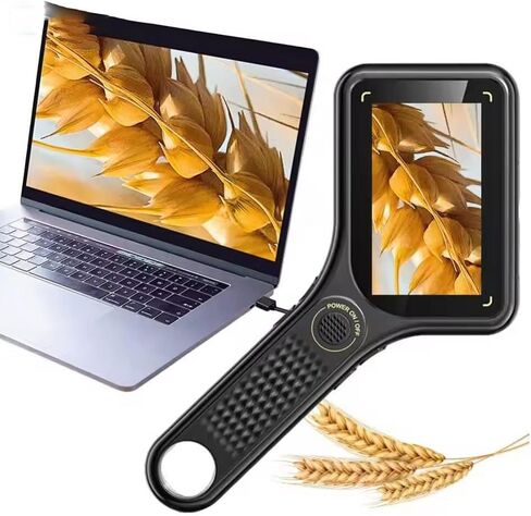500X Portable Handheld Microscope with LED Electronic Coin Magnifier Rechargeable in Saudi Arabia