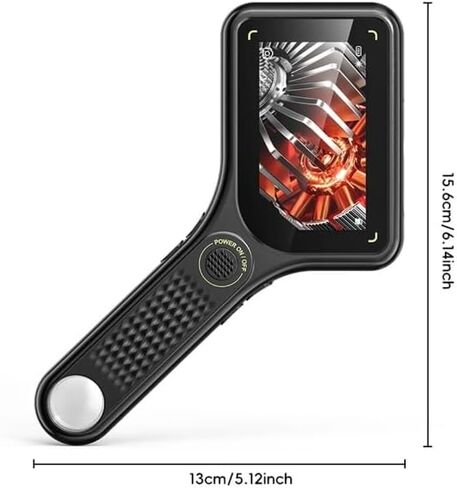 500X Portable Handheld Microscope with LED Electronic Coin Magnifier Rechargeable in Saudi Arabia