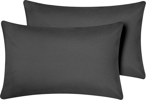 Travel Pillow Case 12x18 Size Pack of 2 Pieces 100% Egyptian Cotton Envelope Closure 500 Thread Count Toddler Pillowcase Fits Up to 12x18, 12x16 or 11x15 White in Saudi Arabia