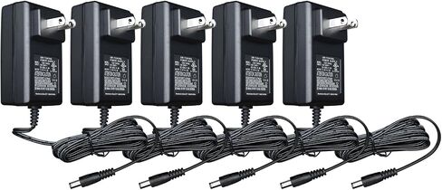 UL Listed 12V 2A 24W 6ft Long Power Supply Adapter, AC DC Switching Adapter (Input 100-240V, Output 12Volt 2Amp 2000mA), DC 12V 5.5x2.1mm Wall Mount Transformer Charger Plug in Saudi Arabia