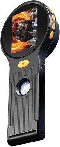 Handheld Digital Microscope with 2.8 Inch Screen, 1000x Magnification Foldable Viewer for Coin Jewelry Small Parts and Computer Observation Magnifier Type C Close Up Tool Desktop Observation in Kuwait