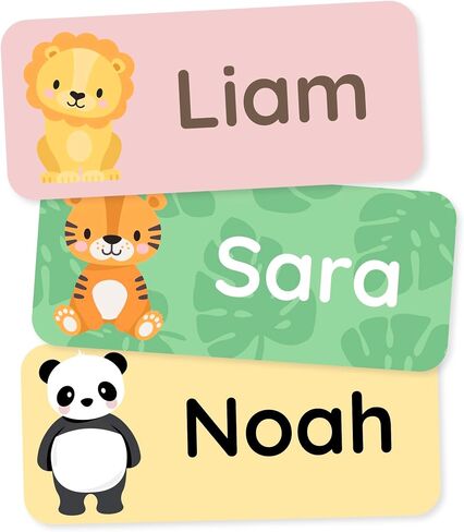 Personalized Name Labels for Kids (60) – Clothing Labels & Daycare Labels – Custom Waterproof Stickers for School Supplies - Heavy Duty Vehicles in Saudi Arabia