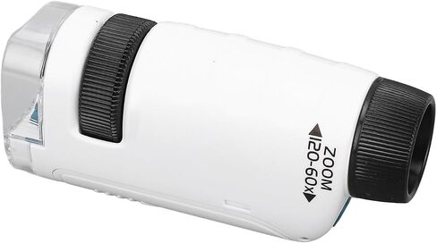 Portable Microscope with 60x to 120x Magnification and Bright LED Light for Outdoor Exploration and Daily Observation in Saudi Arabia
