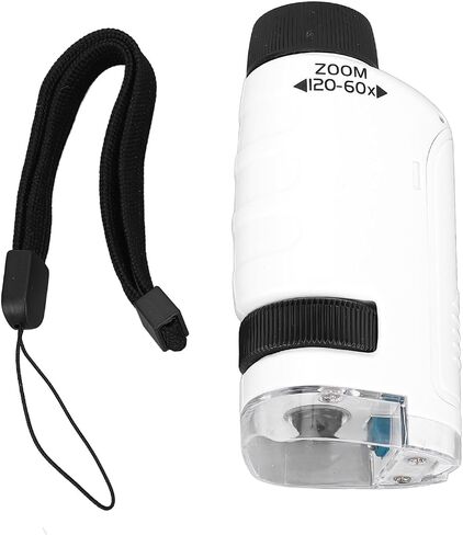 Portable Microscope with 60x to 120x Magnification and Bright LED Light for Outdoor Exploration and Daily Observation in Saudi Arabia