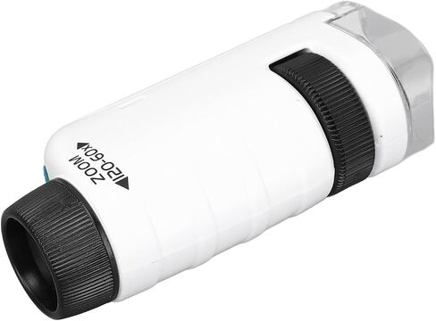 Portable Microscope with 60x to 120x Magnification and Bright LED Light for Outdoor Exploration and Daily Observation in Saudi Arabia