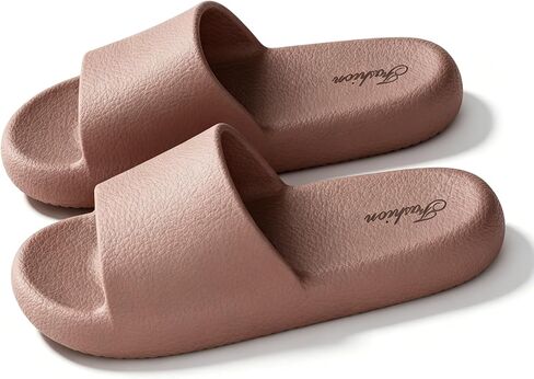 Cushioned Slides House Slippers for Women, Summer Pillow Sandals Non-Slip Pool Bath Shower Shoes Coud Soft for Indoor Outdoor in Kuwait