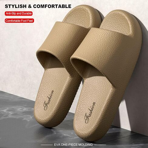 Cushioned Slides House Slippers for Women, Summer Pillow Sandals Non-Slip Pool Bath Shower Shoes Coud Soft for Indoor Outdoor in Kuwait
