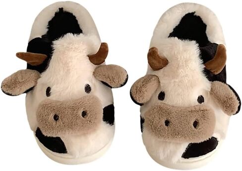 Cute Fluffy Frog Slippers - Kawaii Animal Slippers for Women - Fuzzy Pantuflas in Kuwait