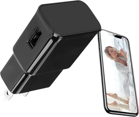 Mini USB 1080P Charger Camera, Home Security Nanny Cam for Office and Baby Safety in Kuwait