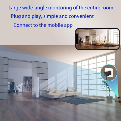 Mini USB 1080P Charger Camera, Home Security Nanny Cam for Office and Baby Safety in Kuwait