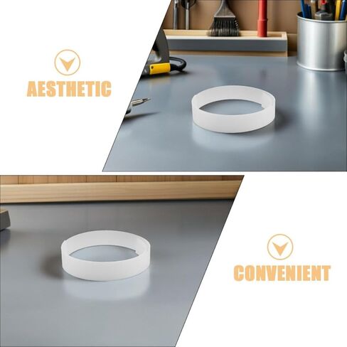 Abaodam 2 قطعة لوحة ناشر إضاءة LED أكريليك لشريط إضاءة LED ورقة ناشر ضيقة بيضاء مناسبة للعرض التجاري in Kuwait