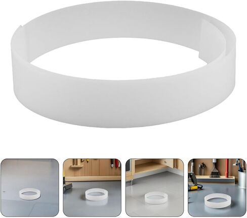 Abaodam 2 قطعة لوحة ناشر إضاءة LED أكريليك لشريط إضاءة LED ورقة ناشر ضيقة بيضاء مناسبة للعرض التجاري in Kuwait