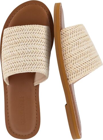 CUSHIONAIRE Carly Slide Sandals for Women with Memory Foam in Saudi Arabia
