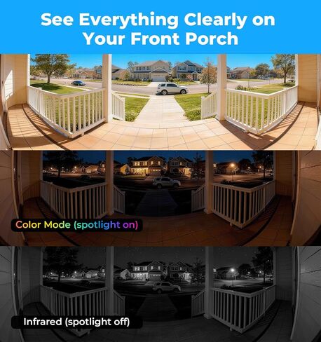 Light Bulb Security Camera 2 Packs, 5G&2.4GHz 2K Security Cameras Wireless Outdoor 360° PTZ Cameras for Home Security with Color Night Vision, 2 Way Talk, AI Human Detection, Screw in Light Socket in Saudi Arabia