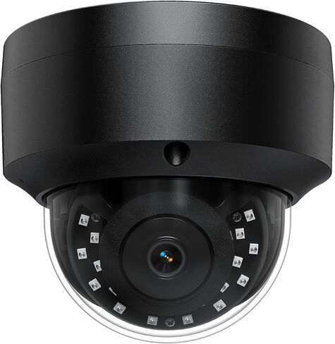 UNILOOK 4MP PoE IP Dome Camera, Wired IP Security Camera Outdoor Indoor | 100ft Night Vision, Microphone, IK10, IP66 Waterproof, 2.8mm Wide Angle Lens, Not PTZ, NDAA Complaint in Saudi Arabia