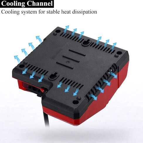 12V 18V Multi-Voltage Battery Charger Compatible with Mil-Waukee - Lasica 3.0A 12V/18V 48-59-1812 Rapid Charger Compatible with Mil-Waukee Lithium Heated Jacket Power Tool Battery Packs in Saudi Arabia