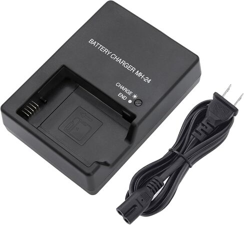 MH-24 Battery Charger Compatible with Nikon EN-EL14 EN-EL14A Battery D5300 D3400 D5500 D5200 D3100 D3200 D3300 D3500 D5600 D5100 DF Coolpix P7800 P7700 P7100 P7000 Camera in Kuwait