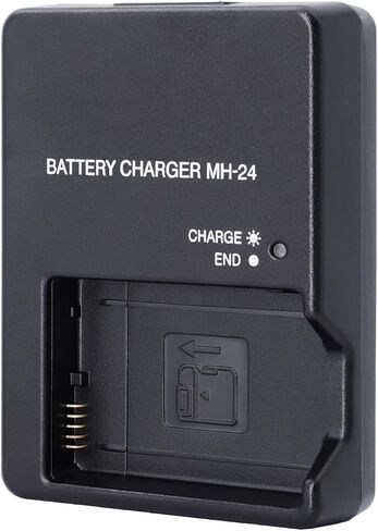 MH-24 Battery Charger Compatible with Nikon EN-EL14 EN-EL14A Battery D5300 D3400 D5500 D5200 D3100 D3200 D3300 D3500 D5600 D5100 DF Coolpix P7800 P7700 P7100 P7000 Camera in Kuwait