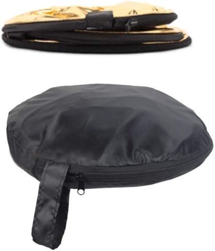 Foto&Tech 36"x47"/90x120CM 5-in-1 Collapsible Light Reflector/Diffuser Oval Multi-Disc (Translucent Silver Black Gold White) in Carry Bag for Studio Indoor/Outdoor Any Photography Situation in Saudi Arabia