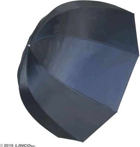 LINCO Lincostore 44" Photography Umbrella Black and Silver Photo Studio Umbrella Deep Umbrella (Parabolic 75") 3261 in Saudi Arabia