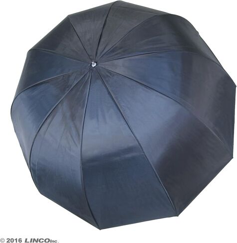 LINCO Lincostore 44" Photography Umbrella Black and Silver Photo Studio Umbrella Deep Umbrella (Parabolic 75") 3261 in Saudi Arabia